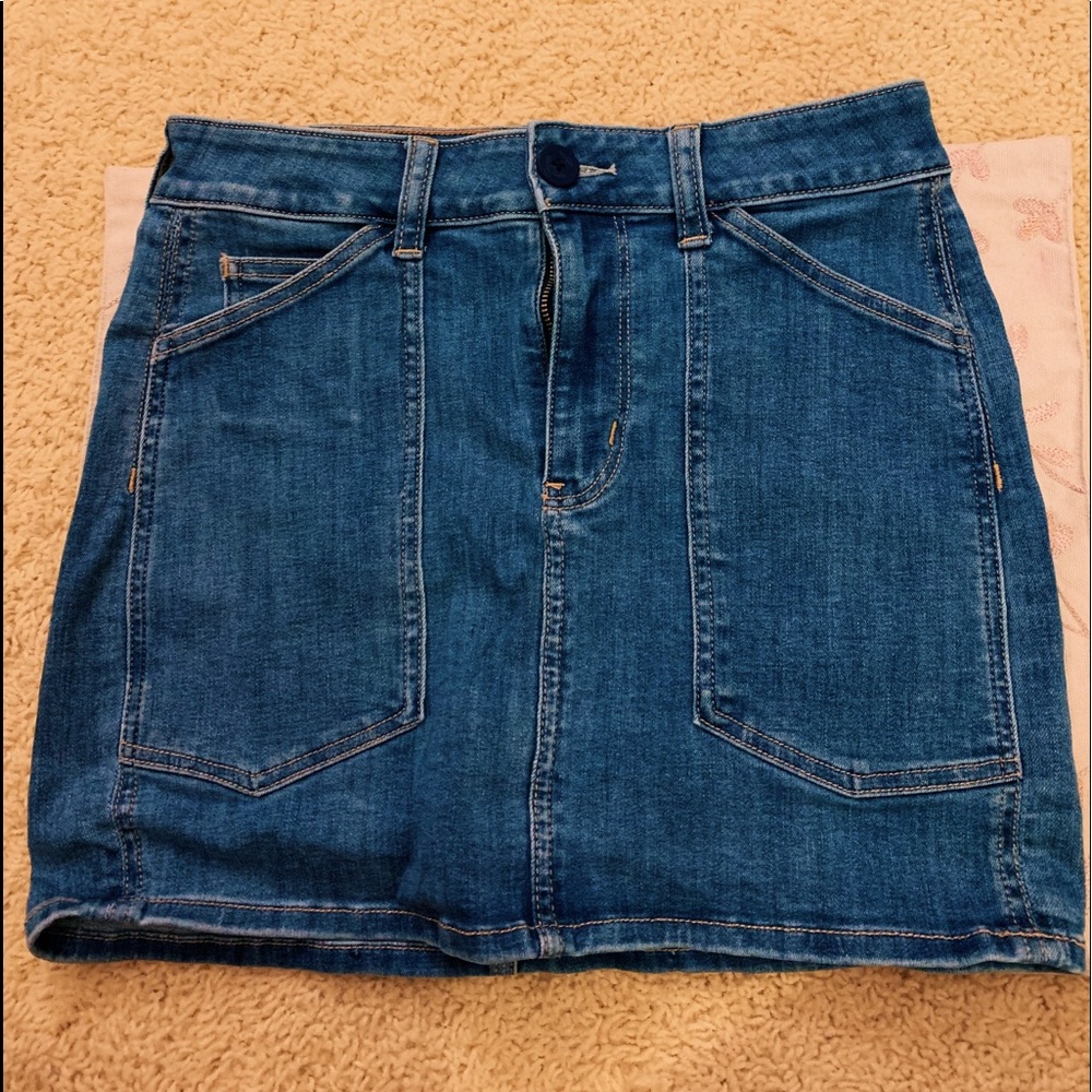 american eagle high rise mini skirt